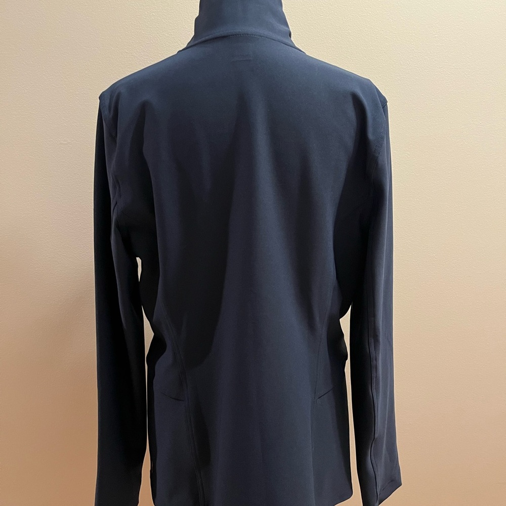 Lucy Tech Navy Activewear Zip Jacket. - Picture 2 of 5